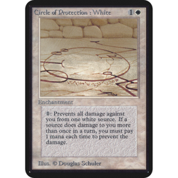MTG \ >>>Circle of Protection: White<<< // Alpha - 341 Trading - Magic - Image 1