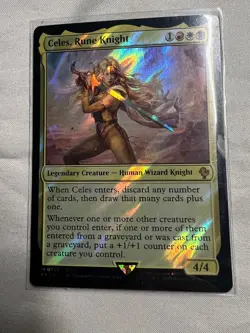 MTG Final Fantasy | Celes, Rune Knight | Lot of 2 - Image 4