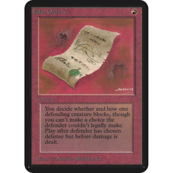 MTG \ >>>False Orders<<< // Alpha - 341 Trading - Magic - Image 1