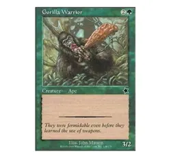 Gorilla Warrior ~ Starter 1999 ~ Magic the Gathering ~ MTG - Image 1