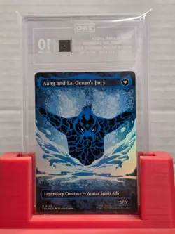 Aang, Swift Savior #0359 MTG Avatar: TLA Battle Pose Neon Ink TAG 10 - Image 2