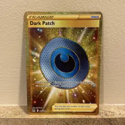 Dark Patch 216/196 - Lost Origin - Gold Secret Rare - Pokemon TCG 2022 - NM - Image 1