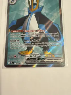 Empoleon ex 114/94 Ultra Rare Full Art 2025 Pokemon Card Phantasmal Flames NM - Image 3