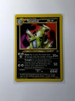 2001 POKEMON TCG NEO DISCOVERY 31/75 TYRANITAR UNLIMITED RARE NEAR MINT - Image 1