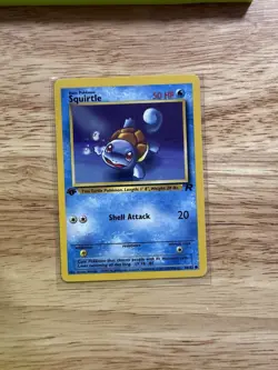 Squirtle 68/82 Team Rocket Regular 1st Edition Vintage Pokemon TCG - Image 1