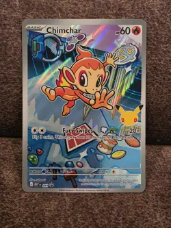 Pokemon TCG Chimchar First Partner Promo - Image 1