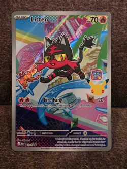 Pokemon TCG Litten First Partner Promo - Image 1