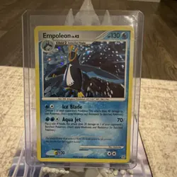 Empoleon 4/130 Diamond & Pearl Holo Rare 130 HP Aqua Jet Emperor Pokemon TCG - Image 1