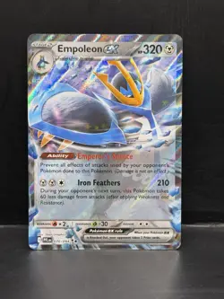 Empoleon EX 070/094 Double Rare Holo Phantasmal Flames Pokemon TCG NM - Image 1