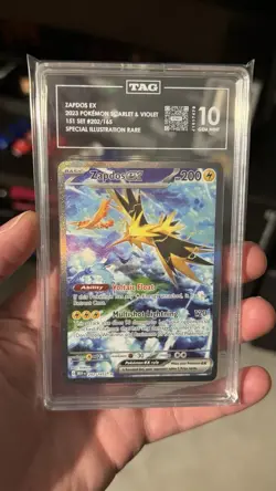 Pokemon TCG | Zapdos EX | 202/165 | Scarlet & Violet 151 SIR | English | TAG 10 - Image 1
