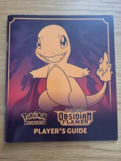 POKEMON TCG OBSIDIAN FLAMES ETB PLAYERS GUIDE BOOKLET - Image 1