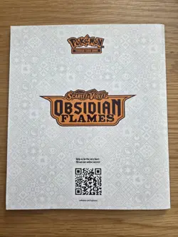 POKEMON TCG OBSIDIAN FLAMES ETB PLAYERS GUIDE BOOKLET - Image 2