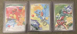 Pokemon TCG First Partner Illustration Collection Series 1 Kanto GEN 1 Starters - Image 1