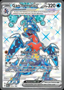 Garchomp ex 219/182 Ultra Rare | Paradox Rift | Pokemon Card - Image 1