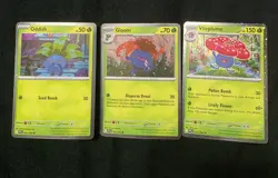 Oddish Gloom Vileplume Pokemon TCG Phantasmal Flames Cosmos Holo Promo - Image 1