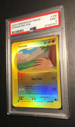 Swinub Reverse Holo | Skyridge | PSA 9 Mint | englisch | Quiekel | Pokemon - Image 4