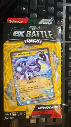 Brand new Pokemon TCG: Miraidon EX Battle Deck AUTHENTIC - Image 1