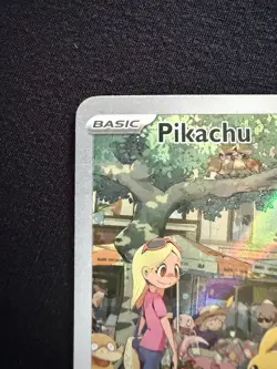 Pikachu 173/165 Scarlet & Violet 151 Illustration Rare NM Pokemon - Image 3