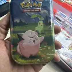 POKEMON TCG - ASCENDED HEROES MINI TIN 💎SEALED💎 Clefairy & Chikorita - Image 2