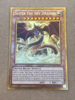 Yugioh! Slifer the Sky Dragon MVP1-ENG57 Gold Rare - Image 1