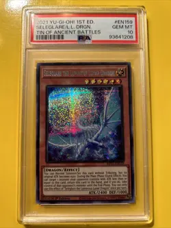YuGiOh SELEGLARE THE LUMINOUS LUNAR DRAGON MP21-EN159🔥PSA 10🔥1st ED-PRISMATIC - Image 1