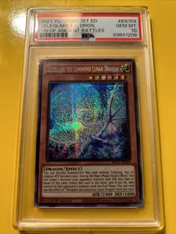 YuGiOh SELEGLARE THE LUMINOUS LUNAR DRAGON MP21-EN159🔥PSA 10🔥1st ED-PRISMATIC - Image 2