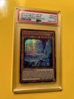 YuGiOh SELEGLARE THE LUMINOUS LUNAR DRAGON MP21-EN159🔥PSA 10🔥1st ED-PRISMATIC - Image 5
