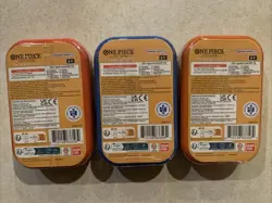 ONE PIECE CARD GAME - TIN PACK SET VOL 2 (TS-02, OP13) 3x Total Tins FAST SHIP - Image 2