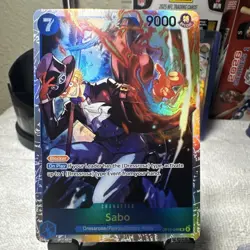Bandai One Piece CCG Sabo Blocker Foil Special OP15-046 9000 Character Card - Image 1
