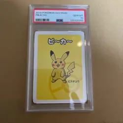 PSA 10 Pikachu Pokemon Old Maid Card Promo SHINY GEM MINT Pokemon Card - Image 3