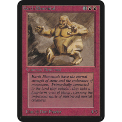 MTG \ >>>Earth Elemental<<< // Alpha - 341 Trading - Magic - Image 1