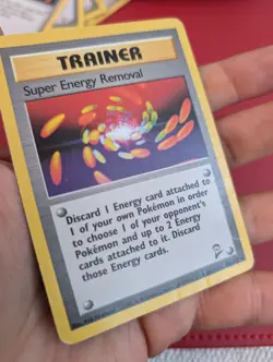 Pokemon Card Super Energy Removal Base Set 2 23/130 Rare WOTC Played Condition - Image 3