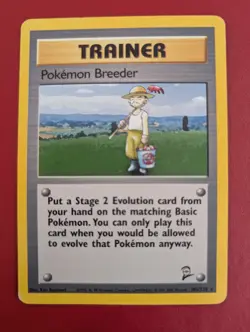 Pokemon Card Pokemon Breeder Base Set 2 23/130 Rare WOTC Great Condition - Image 1