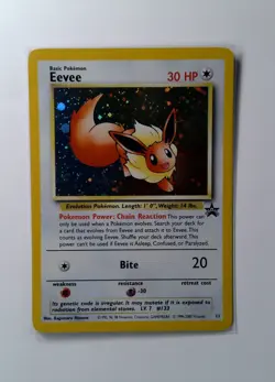 Eevee #11 Black Star Promo Holo Rare Vintage Pokemon Card - NM - Image 2