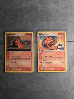 Pokemon Power Keepers Charmander & Charmeleon Set Of 2 Cards - NM - Image 1