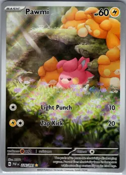 Pawmi 226/091 SV: Paldean Fates - Pokemon Card - NM - Image 1