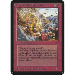 MTG \ >>>Dwarven Demolition Team<<< // Alpha - 341 Trading - Magic - Image 1