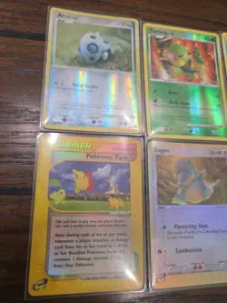 Lot Of 6 Pokemon EX And E Reader Vintage Reverse Holl Foil Cards - Image 2