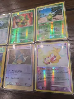 Lot Of 6 Pokemon EX And E Reader Vintage Reverse Holl Foil Cards - Image 3