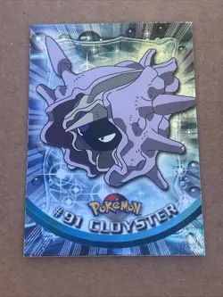 Cloyster #91 Topps Pokemon Card - Foil - Blue Logo - NM - Image 1