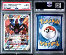 Lucario VSTAR SWSH291 SWSH: Sword & Shield Black Star Promo Card Full Art PSA 10 - Image 3