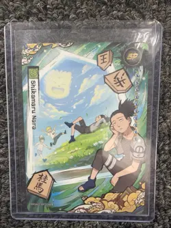 Naruto Kayou Shikamaru Nara BP NRSA02-BP-004L4 Full Art Foil Card NM - Image 1