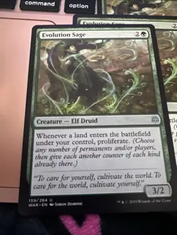 Evolution Sage War of the Spark Regular x4 Playset Mtg - Image 2