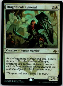 Magic the Gathering Dragonscale General Foil Intro Pack Promo MTG Free Shipping! - Image 1
