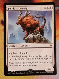 Felidar Sovereign Battle for Zendikar Regular NM Magic the Gathering - Image 1