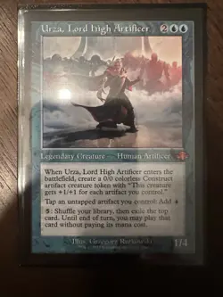 Urza, Lord High Artificer : MTG / Dominaria Remastered / Retro Frame / NM - Image 1