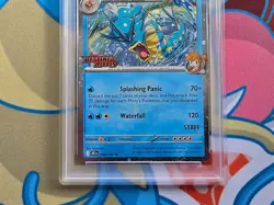 Misty's Gyarados - 2025 Pokemon Destined Rivals STAFF Prerelease #049 - PSA 9 - Image 3