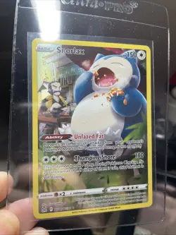 2022 Pokemon SWSH Lost Origin SNORLAX TG10/TG3 Ultra Rare Trainer Gallery - Image 1