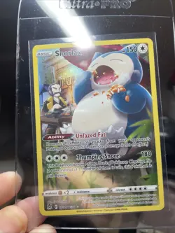 2022 Pokemon SWSH Lost Origin SNORLAX TG10/TG3 Ultra Rare Trainer Gallery - Image 2