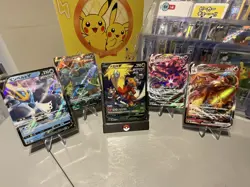 Pokemon TCG rare Bundle all 9 cards, mixed languages and sets - Image 1